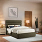 Adam - Boucle Fabric Bed With 52" Headboard