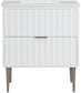 Modernist - Bathroom Vanity With Chrome Legs