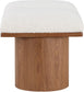 Pavilion - 2 Piece Modular Bench With Brown Base