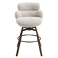Jena - Fabric Counter Height Chair With Swivel
