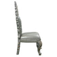 Sandoval - Side Chair (Set of 2) - Beige Synthetic Leather & Champagne