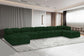 Ames - 7 Piece Fabric Modular U-Shaped Sectional
