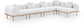 Laguna - 5 Piece 106.5" Upholstered Outdoor Patio Modular Sectional