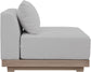 Solace - Olefin Performance Fabric Outdoor Patio Modular Armless Chair