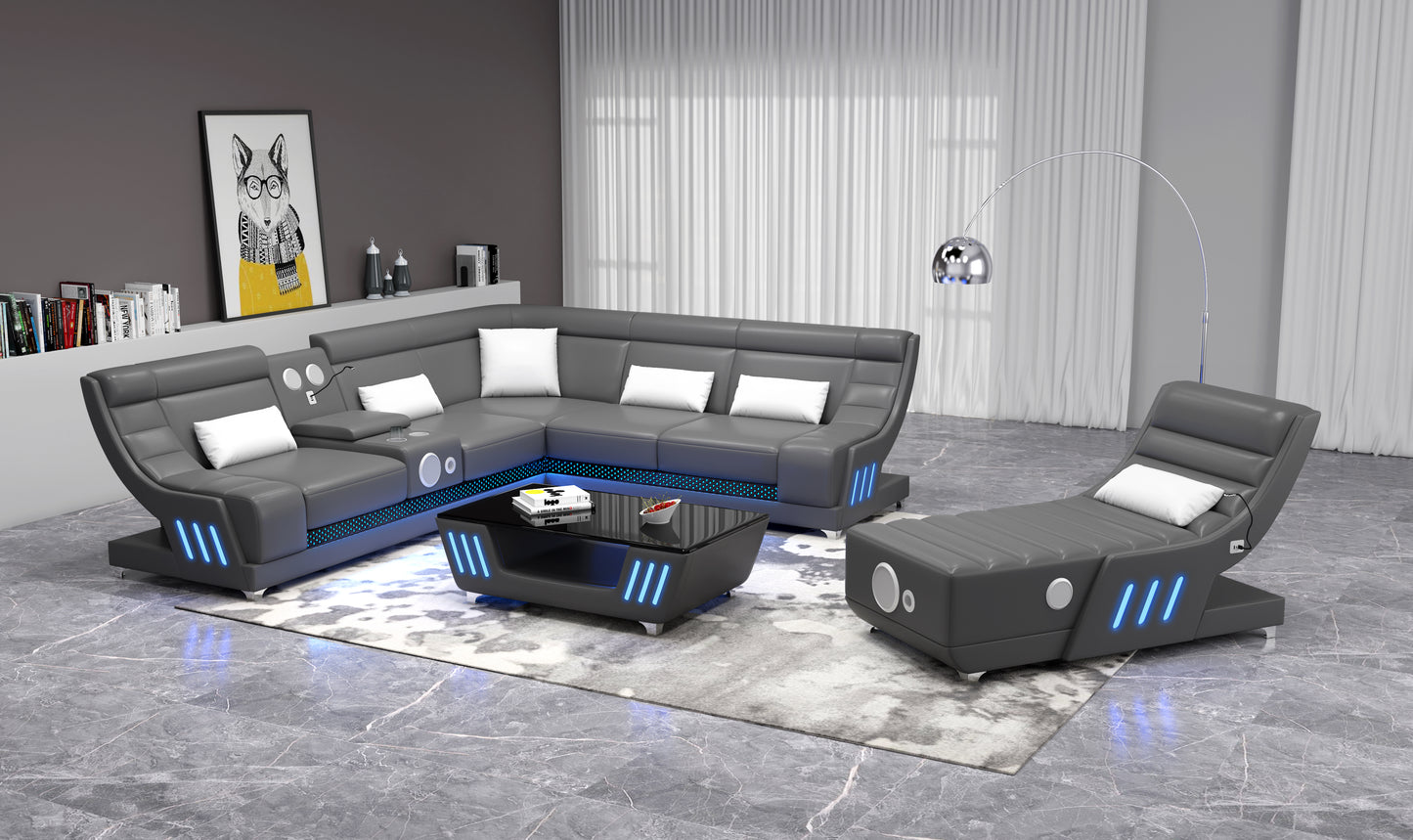 3PC Sectional with Console