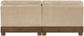 Turin - Chenille Fabric Upholstered Modular Sectional - Beige