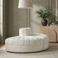 Rummi - Velvet Performance Fabric Upholstered 2 Piece  Rounded Modular Loveseat