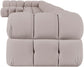 Orin - Velvet Performance Fabric Upholstered 8 Piece L-Shaped Sectional