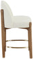 Torino - Counter Stool With Brushed Brown Base