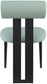 Dario - Faux Leather Dining Chair With Black Frame (Set of 2)