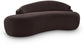 Caspian - Chenille Fabric Upholstered Loveseat