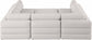Beckham - 6 Piece Modular U-Shaped Armless Sectional