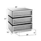 Nysa - Console Cabinet - Mirrored & Faux Crystals