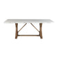 Lakeview - Marble Standard Height Rectangular Dining Table - White