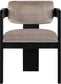 Sacha - Velvet Dining Chair With Black Base (Set of 2)