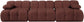 Orin - Velvet 3 Piece Modular Sofa