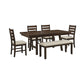 Jax - 6 Piece Dining Set (72" Table, Four Chairs And Bench) - Cherry