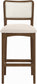 Atrium - Upholstered Bar Stool (Set of 2) - Brushed Brown Frame