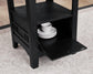 D151 - Counter Height Extension Table Wire Brush - Black