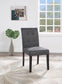 D200 - 5 Piece Dining Room Set (Dining Table, 4 Chairs) - Gray