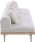Laguna - 4 Piece 142" Upholstered Outdoor Patio Modular Armless Sofa