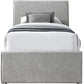 Myles - Chenille Twin Trundle Bed
