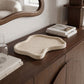 Alvar - Travertine Tray - Beige