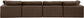 Comfy - Velvet Modular Sofa 4 Seats
