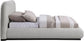 Vaughn - Chenille Bed With Black Base