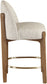 Torino - Counter Stool With Brushed Brown Base