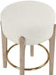 Torino - Backless Counter Stool With Brushed Natural Base (Set of 2)