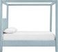 Salina - Linen Textured Fabric Upholstered Bed
