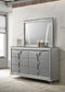 B024 - Mirror - Olive Shimmer Silver