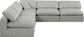 Comfy - 5 Piece Linen Modular Corner Armless Sectional