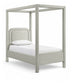 Salina - Linen Textured Fabric Upholstered Bed