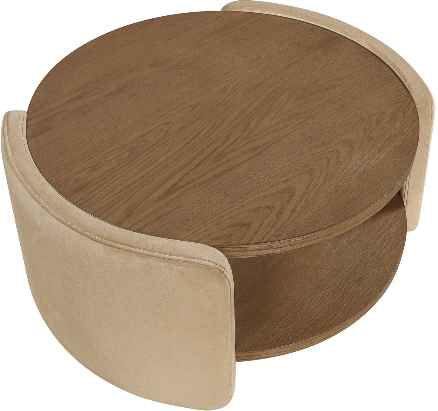 Wren - Velvet And Oak Veneer Coffee Table