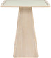 Atrium - Glass Top And Wood Base Dining Table