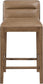 Ellis - Vegan Leather Upholstered Counter Stool (Set of 2) - Tan