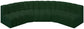 Arc - Boucle Fabric 5 Piece U-Shaped Modular Sofa