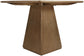 Atrium - Glass Top And Wood Base Dining Table
