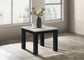 T231 - Melamine Top 3 Piece Table Set (Coffee And 2 End Tables) - Black / White