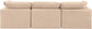 Indulge - Velvet 3 Seat Modular Sofa