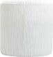 Roy - Round Microsuede Ottoman / Stool
