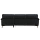 Eilene - Sofa - Black Top Grain Leather