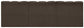 Arc - Boucle Fabric 3 Piece Modular Straight Sofa - Brown