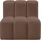 Arc - Faux Leather Straight Chair