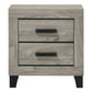 Mari - Nightstand - Light Gray Finish