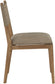 Avon - Linen Textured Performance Fabric Dining Side Chair (Set of 2)