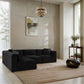 Shaggy - 4 Piece Modular Sectional
