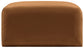 Arc - Velvet Ottoman - Saddle